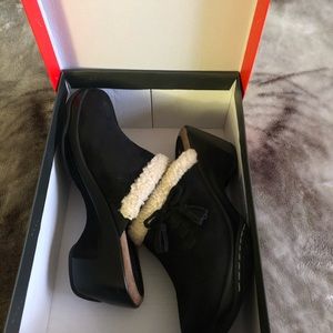 Rialto clogs black with wool inside size 8.5